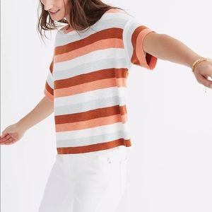 Madewell short sleeve lightweight sweater